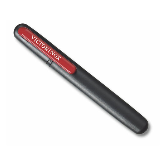 Victorinox divu asmeņu asinātājs āra apstākļiem, Šveices kabatas nazim, mazs akmens, melns