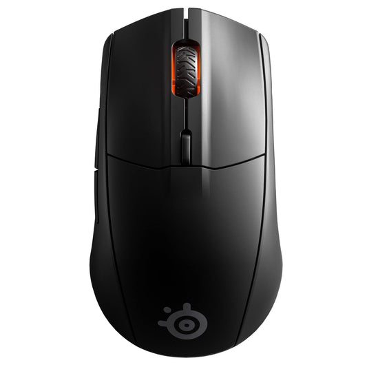 SteelSeries Rival 3 Wireless - bezvadu spēļu pele ar 400+ stundu akumulatoru, 2.4 GHz un Bluetooth 5.0, 60 miljoni klikšķu, melna