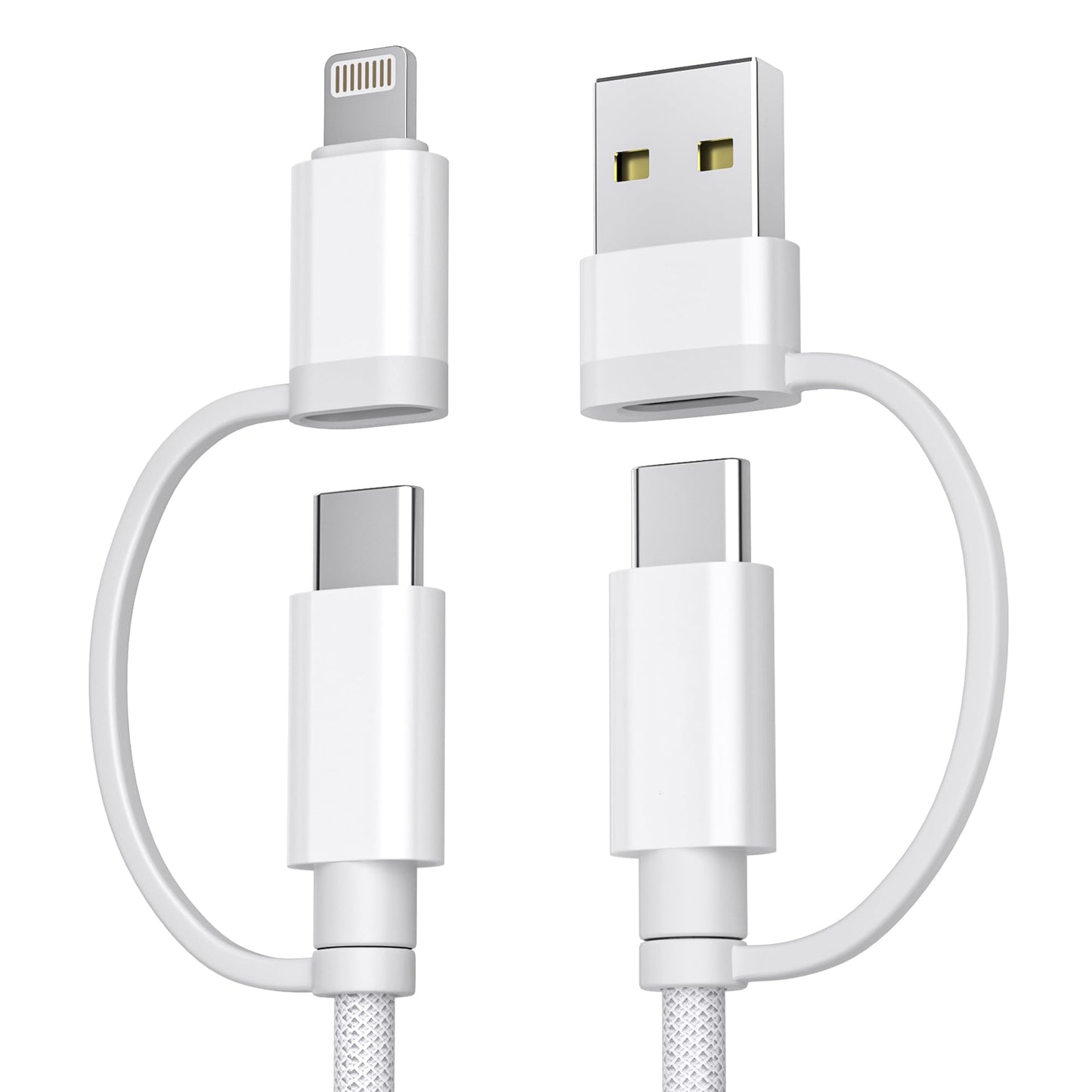 iPhone 17 Pro Max uzlādes kabelis Basesailor, Multi USB C Charging Cable 1M