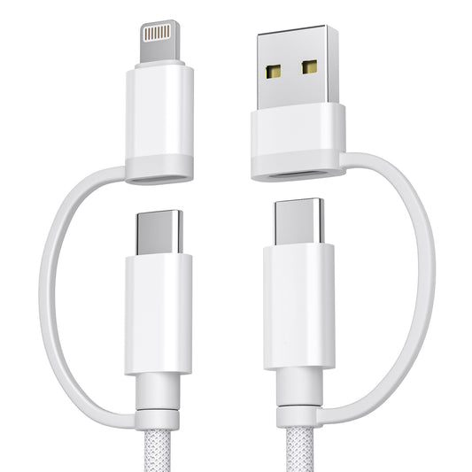 iPhone 17 Pro Max uzlādes kabelis Basesailor, Multi USB C Charging Cable 1M