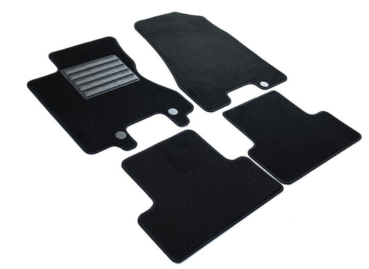 MDM SP-2443 paklāji Velūrs automobiļu paklājs piemērots Nissan X-Trail II (T31) 06.2007>2014, melns