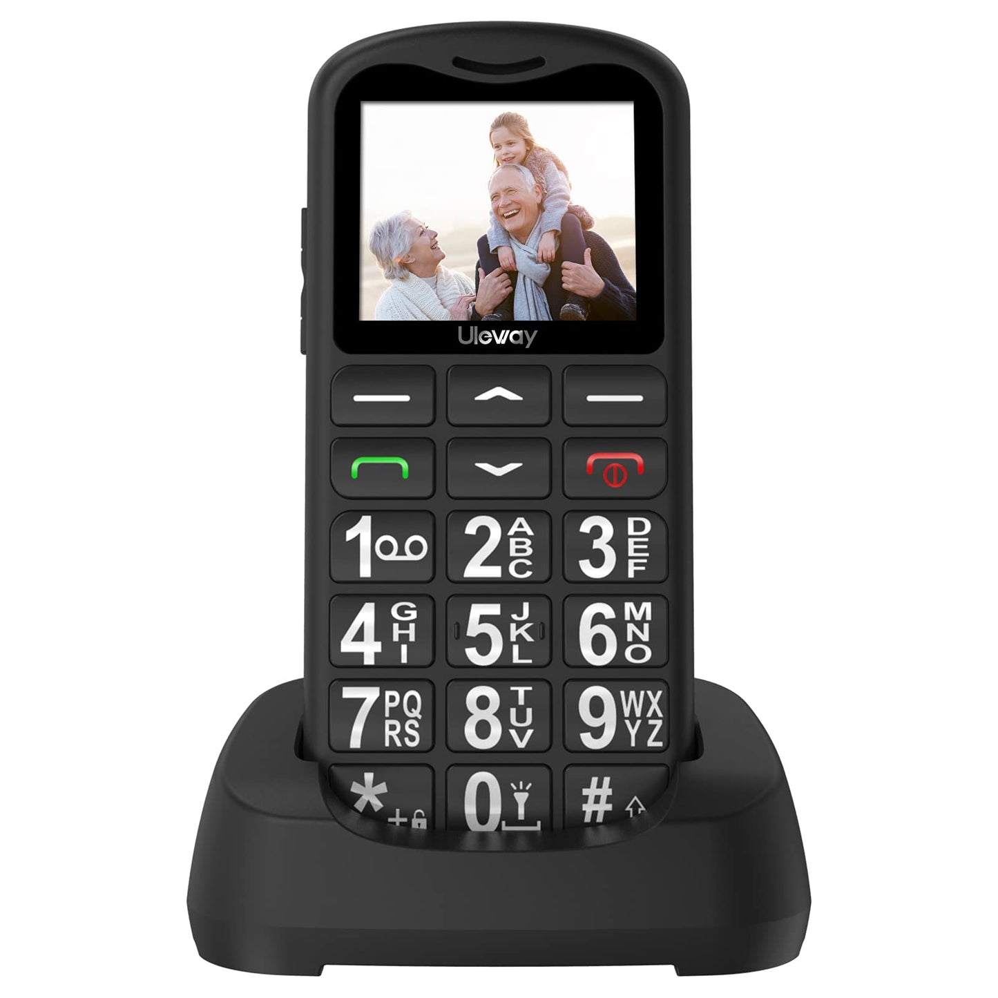 Senioru telefons SweetLink F1 bez līguma, salokāmais telefons ar lielām pogām, 1000 mAh akumulators, FM radio, Dual SIM