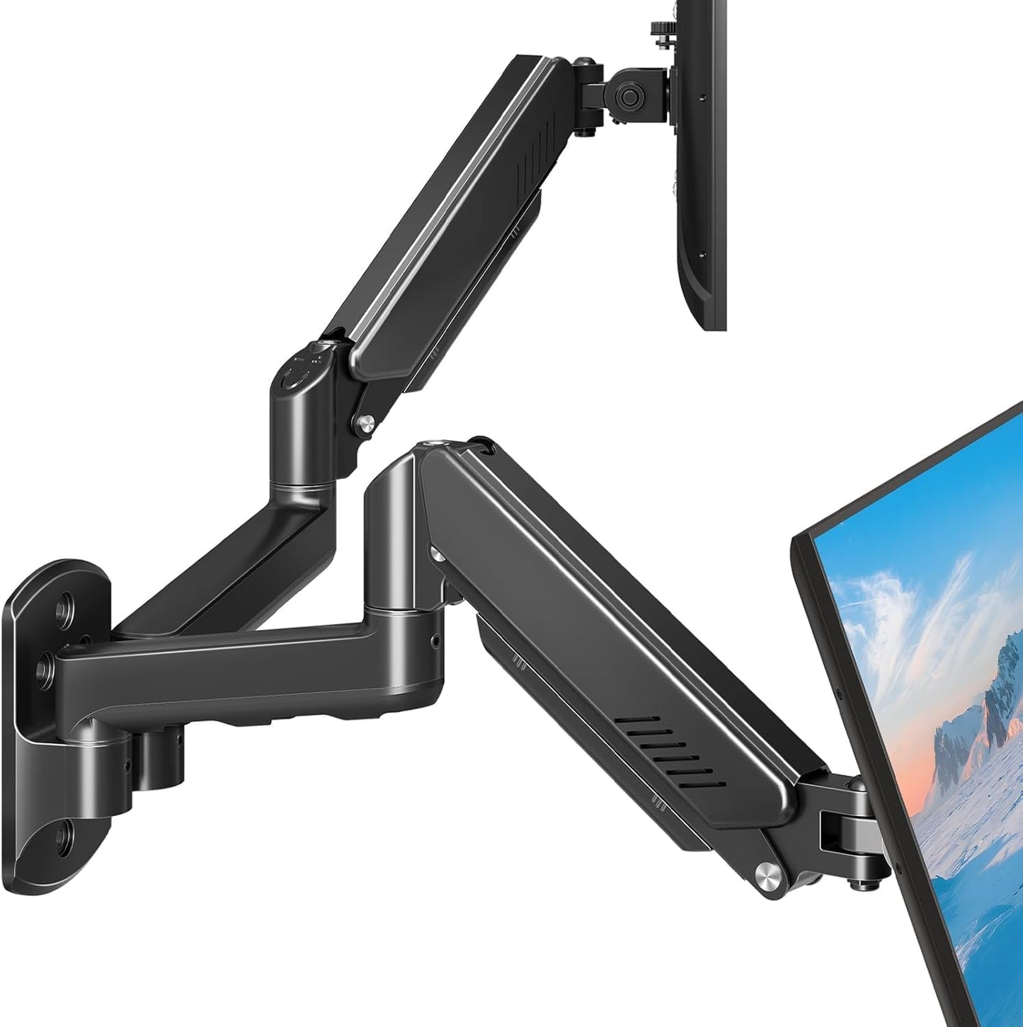 Monitora sienas turētājs ELIVED 2 monitoriem, max. 32" monitors līdz 9kg