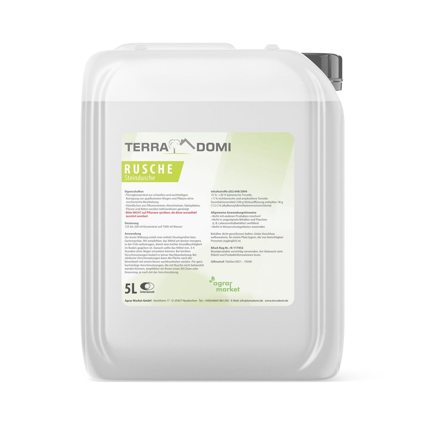 Terra Domi Rusche Steindusche, 5 L koncentrāts