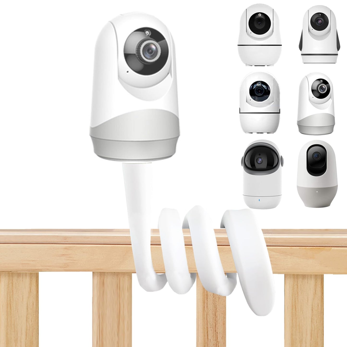 EYSAFT baby monitor stiprinājums, saderīgs ar Hellobaby HB40/HB6250/HB6339/HB65/HB66 /Blemil BL9052/ Nooie IPC100 /TakTark ‎BM811/VB801/VB802
