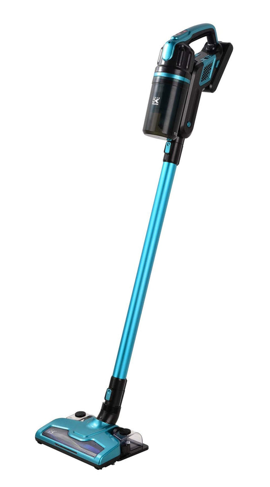Kalorik TKG SKV 1006 - 3-in-1 cordless handheld and stick vacuum, cleaning function, blue and black, 90W power.