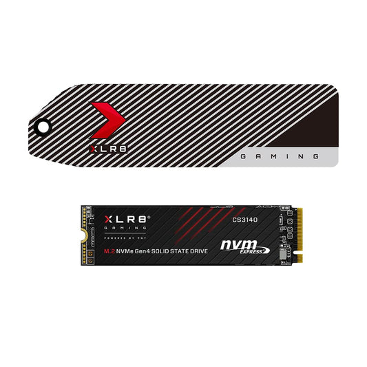 PNY XLR8 SSD spēļu komplekts, piemērots PS5™ - ātra uzglabāšana, augsta veiktspēja, optimizēta spēļu pieredze.