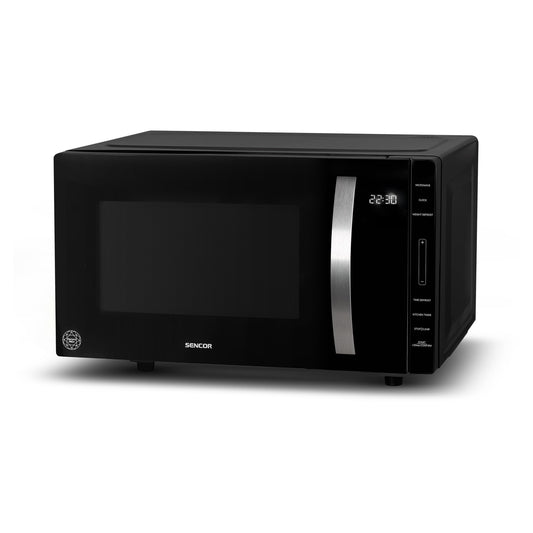 Mikroviļņu krāsns ar dimanta rakstu, tilpums 23 l, 800 W, melna