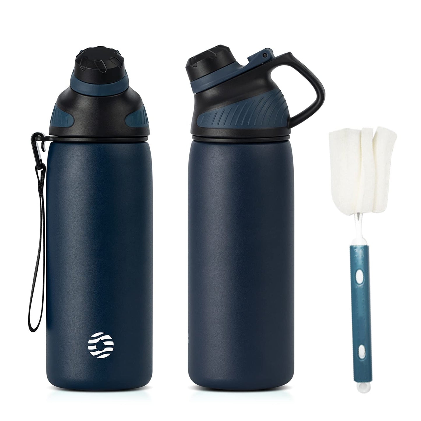 Fjbottle nerūsējošā tērauda dzeramā pudele 600ml ar magnētisku vāku velosipēda turētājam
