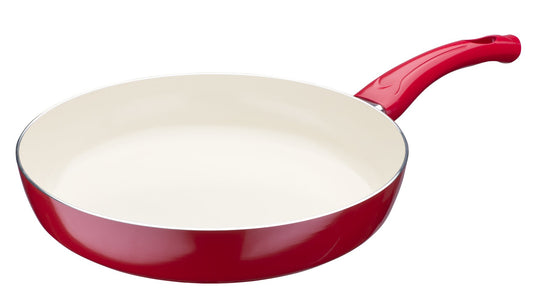 GSW panna - keramikas pārklājums, bēša, 28 cm, ideāla cepšanai un sautēšanai.