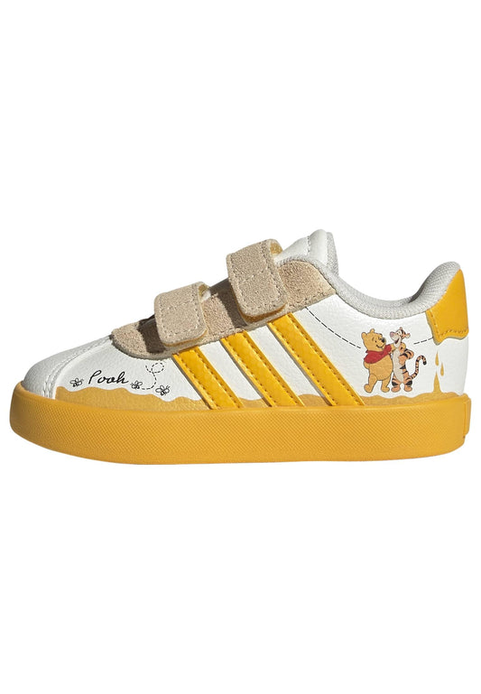 Bērnu apavi adidas Disney Vl Court 3.0 bērniem, balti / krēmdzelteni / melni, 23 EU