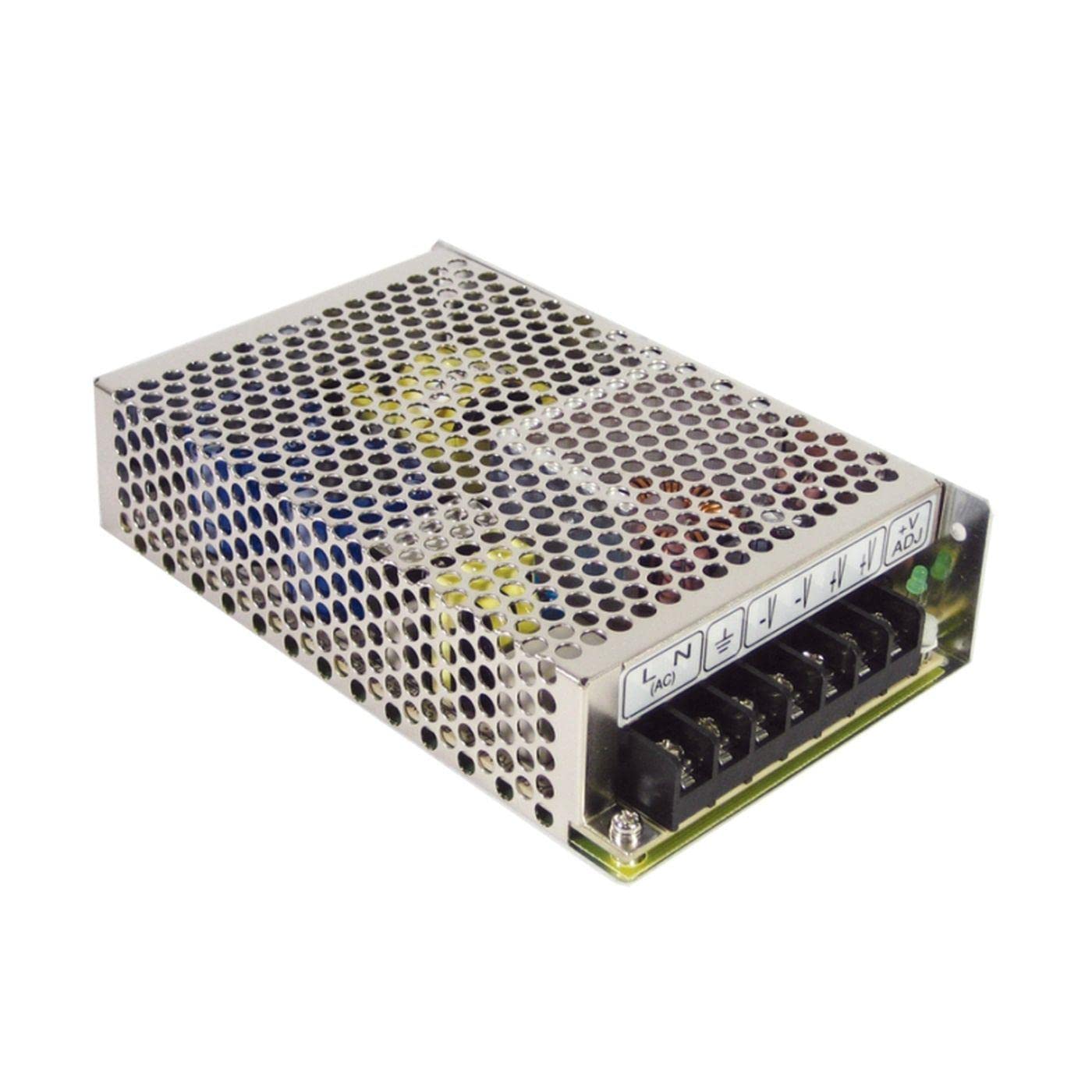 MeanWell LED barošanas bloks 108W 24V 4,5A - Compact power supply with high efficiency and reliable performance.