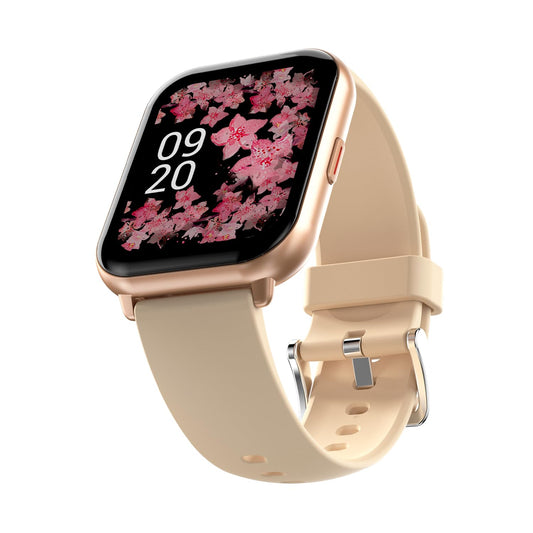 HiFuture Future Zone2 Bluetooth smartwatch - pink, fitness tracking, heart rate monitor, stylish design