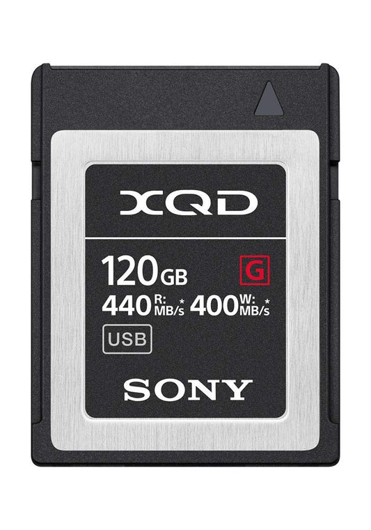 Sony Profesionālā XQD G sērijas 120 GB atmiņas karte - ātra datu pārsūtīšana, augsta veiktspēja, izturīga konstrukcija
