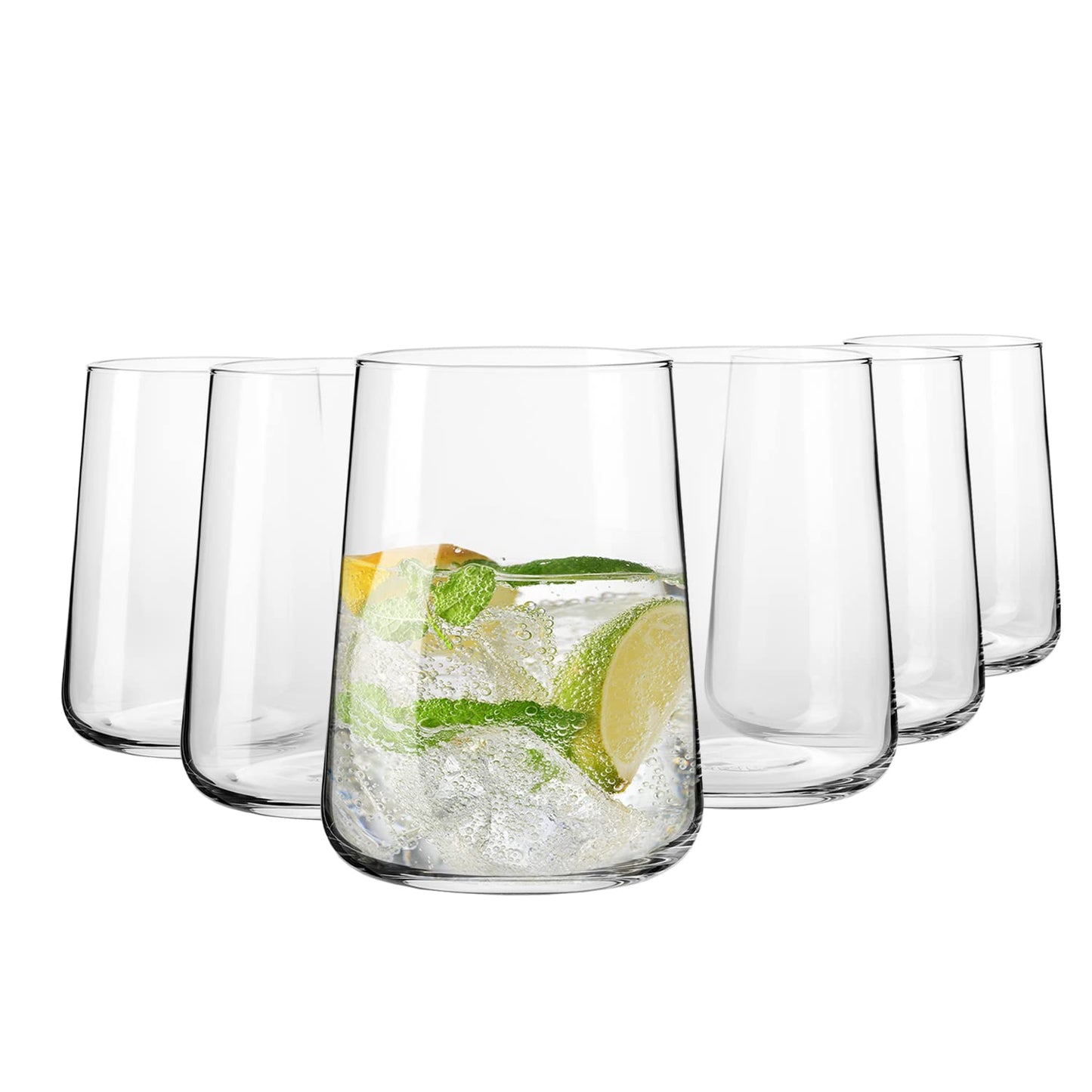 Ūdens glāzes Krosno Infinity, 6 gab. komplekts, 490 ml