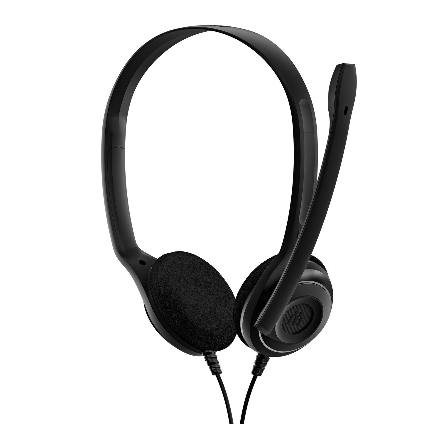 Austiņas ar mikrofonu EPOS PC 8 USB, vadu stereo austiņas ar mikrofonu, skaļuma regulēšanu, skaņas izslēgšanu un trokšņu slāpēšanu, datoram, klēpjdatoram, Mac