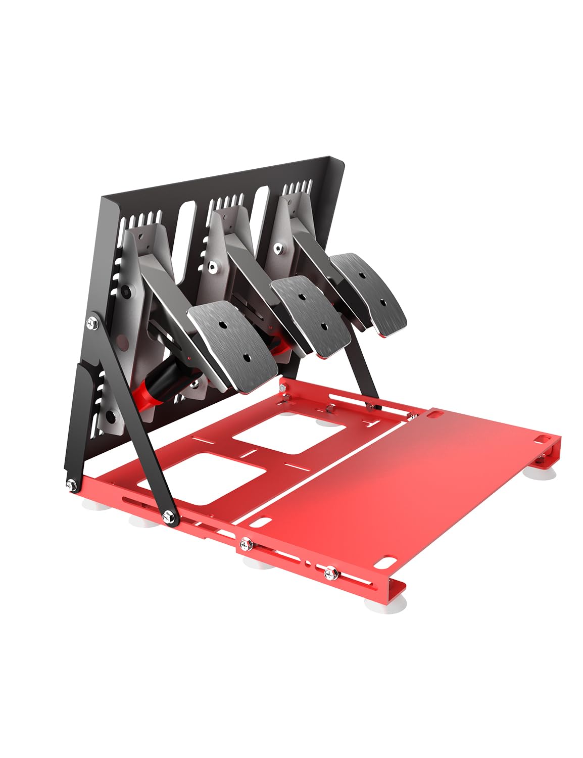 Invertētie sim-racing pedāļi SILVIP, melni, regulējams leņķis un attālums, saderīgi ar Logitech G PRO/G29/G920/G923, Thrustmaster, Simagic, Moza