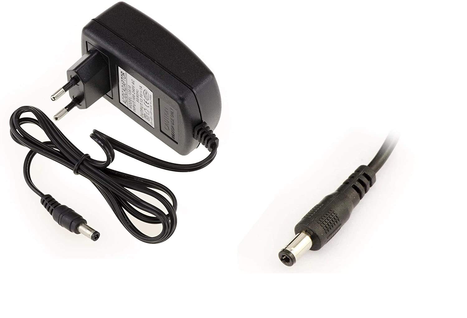 KALEA-INFORMATIQUE barošanas bloks 220V uz 13.5V DC 1A, 2.5mm x 5.5mm spraudnis, iekšējais/ārējais diametrs.