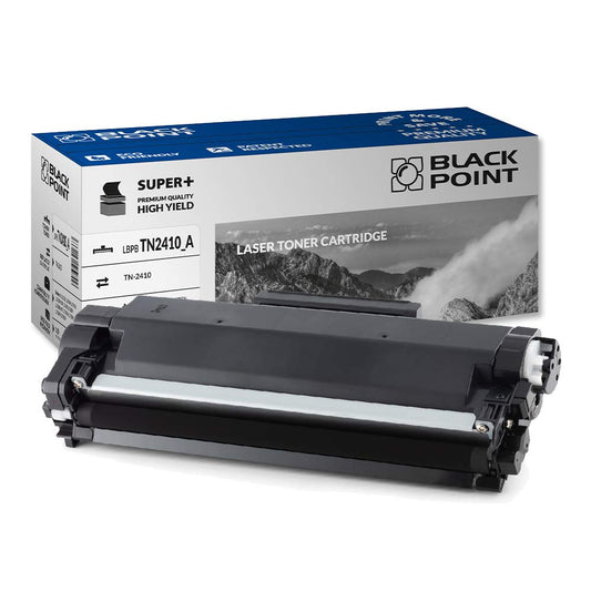BLACK POINT Premium toneris - saderīgs ar TN2410 TN2420, melns, piemērots Brother HL-L2350DW, DCP-L2530DW, MFC-L2710DW.