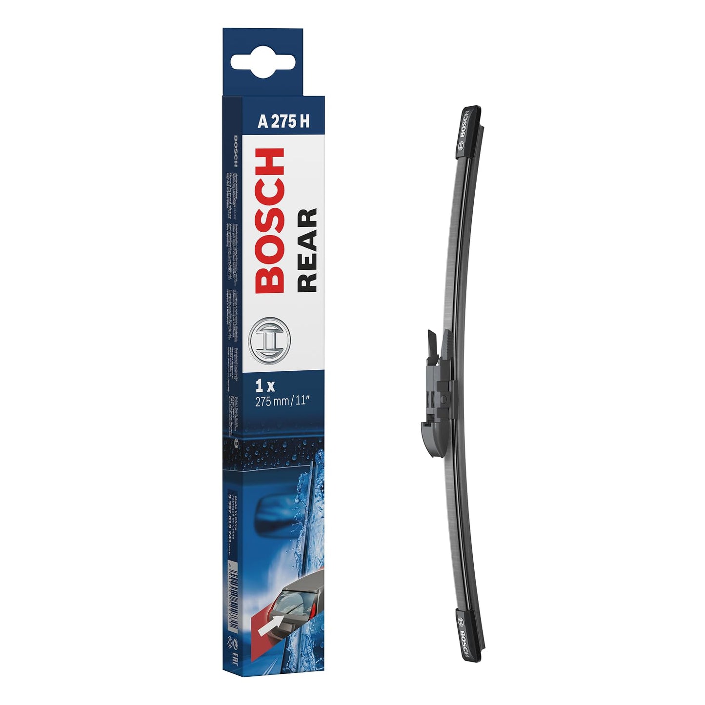 Aizmugurējais logu tīrītājs Bosch Scheibenwischer Rear A275H, garums: 265mm