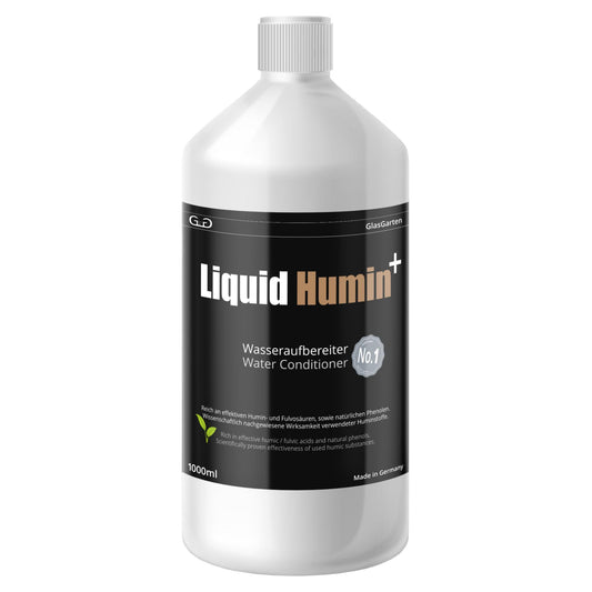 GlasGarten Liquid Humin+ | 1 L/ 1000ml – humusvielas pudelē. Uzlabo dzīvnieku imūnsistēmu un stabilizē pH vērtību - aizsardzība pret pH kritumu