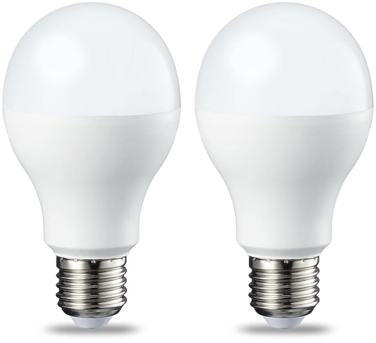 LED spuldze ar E27 Edison vītni, 13 W (atbilst 100 W kvēlspuldzei), silti balta, nedimējama, 2 gab.