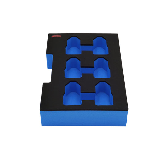 APTEX putu ieliktnis - piemērots 6x Bosch GBA 12V 2Ah-3Ah akumulatoriem, L-Boxx 102 G4, 136 G4, LB4.
