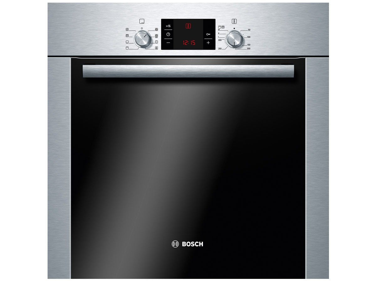 Iebūvējama cepeškrāsns Bosch HBA63B251 ar pirolīzi, nerūsējošā tērauda