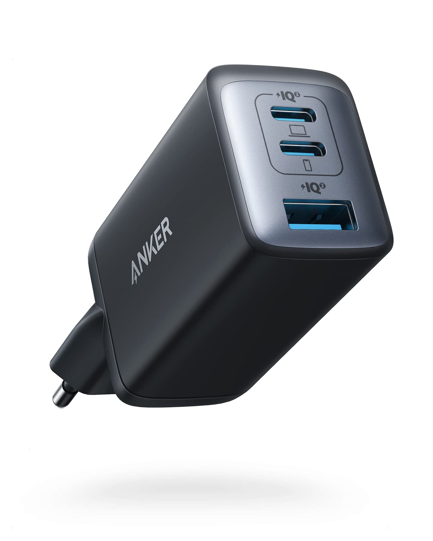 USB-C lādētājs Anker Nano 65W, 3 portu PPS ātrās uzlādes lādētājs, iPad lādētājs