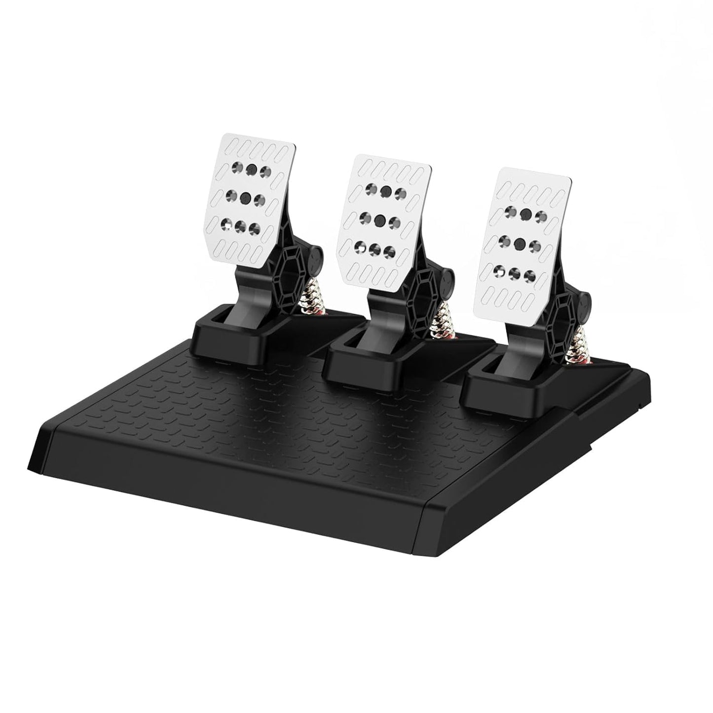Gaming pedāļi DOYO Racing PC, 3 pedāļu komplekts, maināmas atsperes, regulējama bremžu pretestība, ar sajūgu, lineārā Hall tehnoloģija, saderīgi ar PC Win 11/10/7