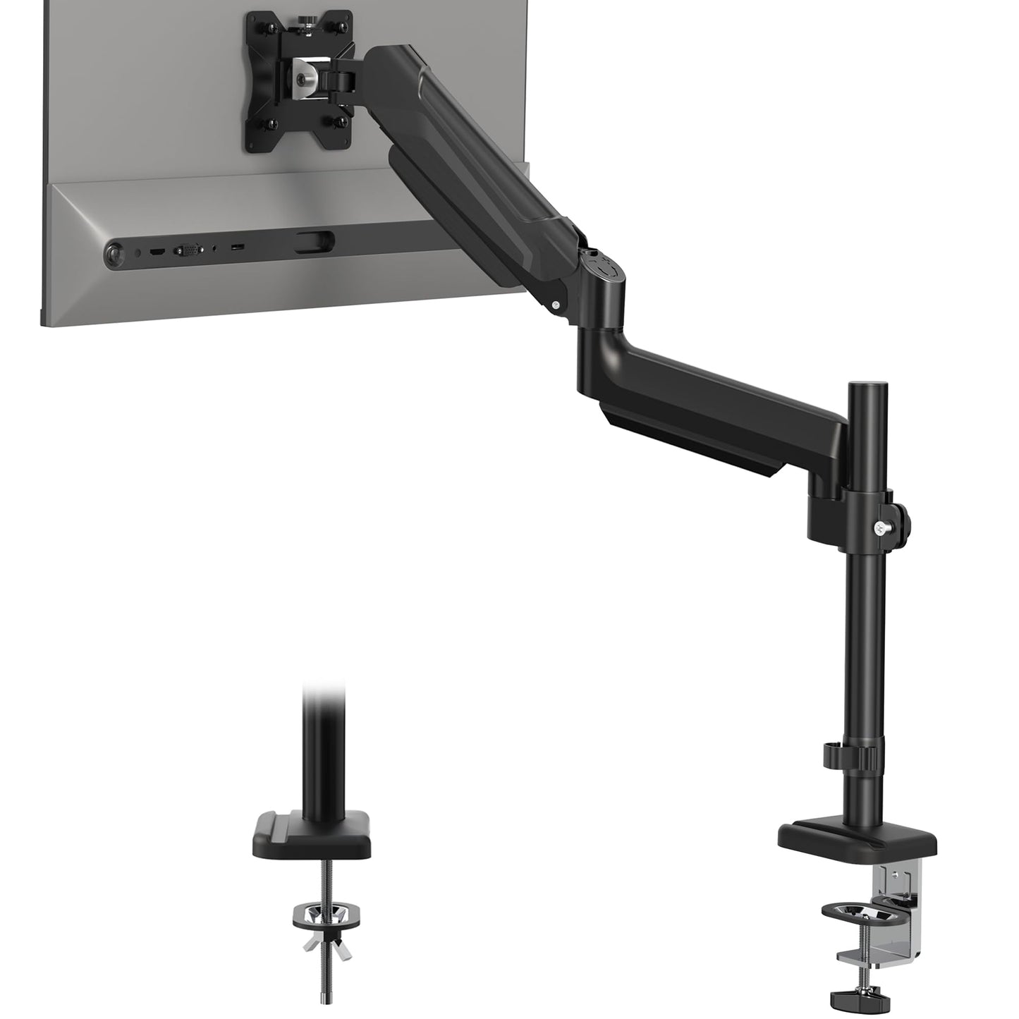 Monitora roka BONTEC ar gāzes atsperi 13-34 Zoll, 3-9 kg, VESA 75/100 mm
