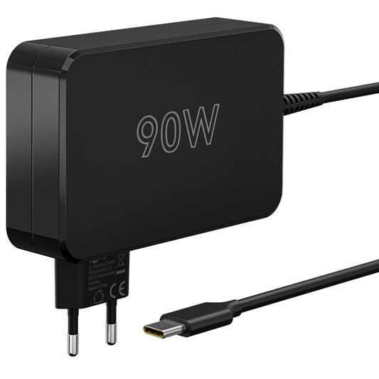 goobay 90W USB C lādētājs - 1,8m kabelis, Power Delivery, pārkaršanas aizsardzība, saderīgs ar MacBook Pro, Lenovo ThinkPad, Chromebook