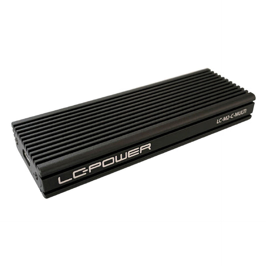 LC-Power SSD korpuss LC-M2-C-MULTI - M.2 NVMe & SATA support, compact design, efficient cooling system.