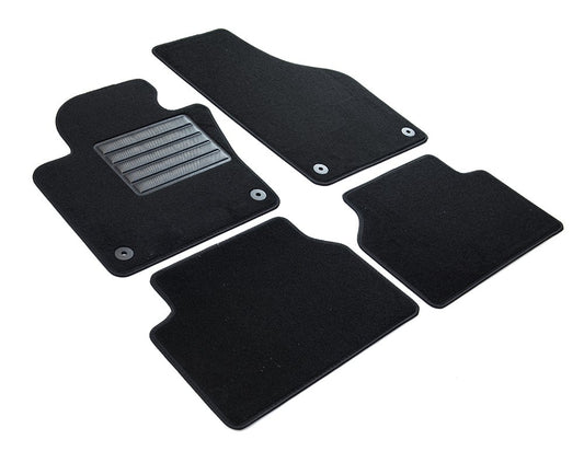 MDM SP-3781 paklāji Velūrs automašīnu paklājs piemērots Volkswagen Tiguan 07.2007>04.2016, melns