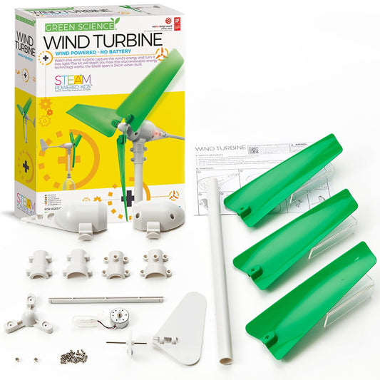 4M 403378 Izveido savu vēja turbīnu - DIY wind turbine kit for educational fun and renewable energy learning.