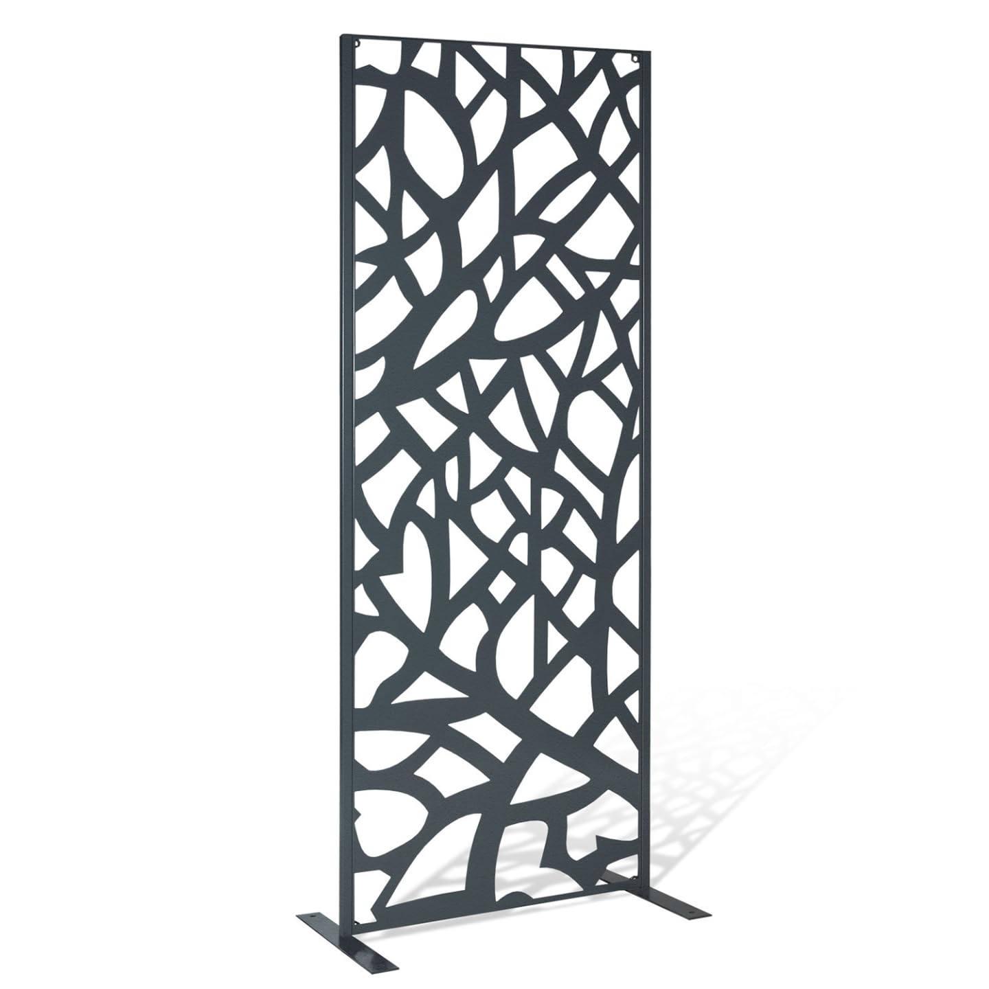 Dekoratīvs metāla panelis IDMarket USAK, 150 x 50 cm, pelēks