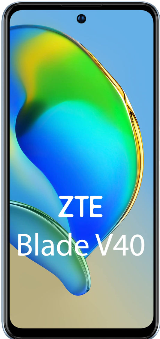 ZTE Blade V40 - 6.67" FHD+ display, 4GB RAM, 128GB storage, 48MP rear camera, Dual-SIM, Android 11, blue