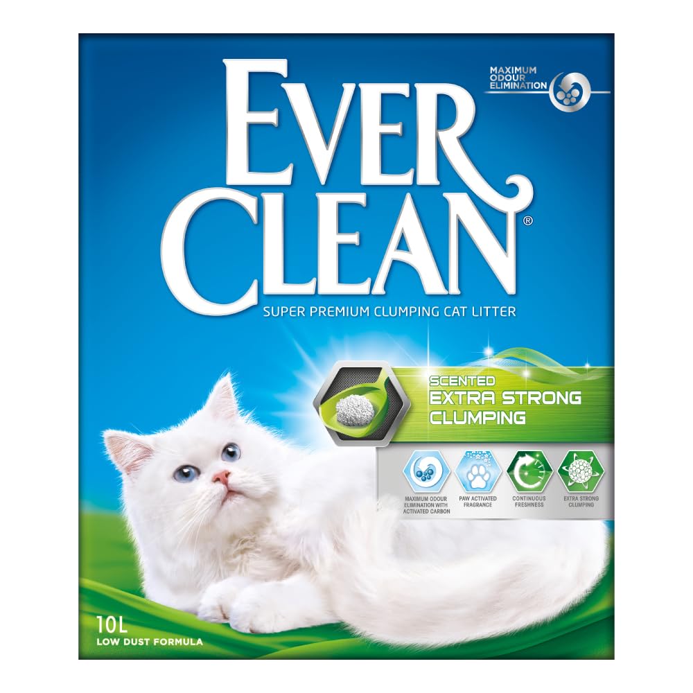 Ever Clean ekstrastiprs klumpējošs kaķu pakaiši ar aromātu, 10 L, Extra Strong