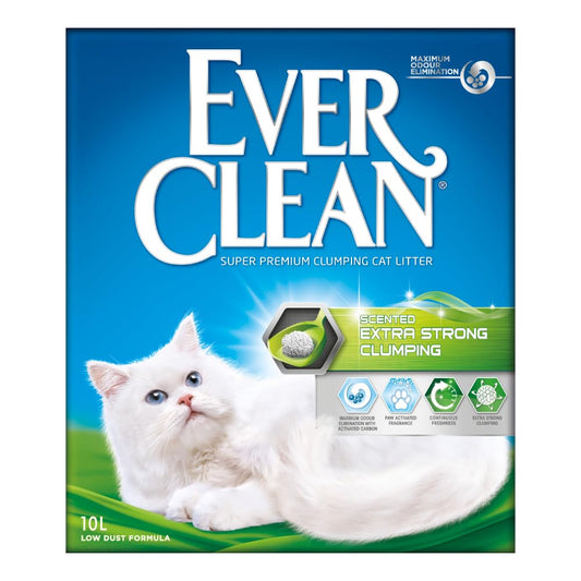 Ever Clean ekstrastiprs klumpējošs kaķu pakaiši ar aromātu, 10 L, Extra Strong