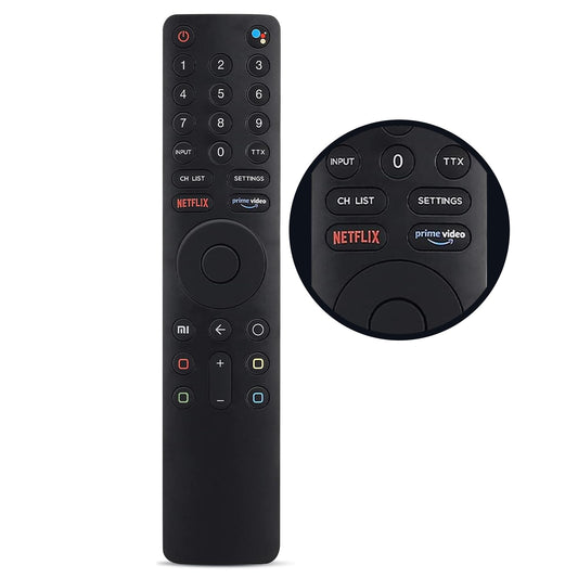 Leyf aizvietotājs tālvadības pults Xiaomi Mi Stick - saderīgs ar Xiaomi MI TV 4S 4A, XMRM-010 L55MS-5A/L65M5-5ASP L32M5-5ASP L43M5-5ASP L55M5-5ASP L65M5-5ASP L65M5-5SIN, Bluetooth un balss vadība