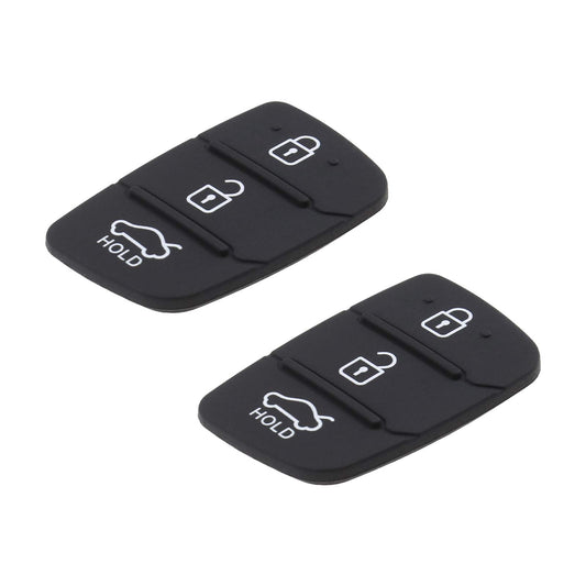 2 x automašīnas atslēgu piekariņi no gumijas, automātiskie 3 taustiņi, i10 i20 i30 ix35 ix45