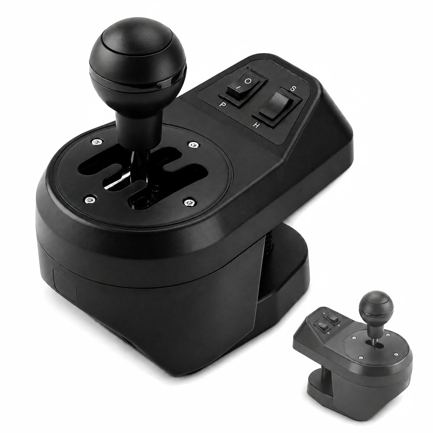 NITHO PC USB pārnesumu sviras pārslēgs sim racing, 6 pakāpju H-veida pārslēgšana ar atpakaļgaitu, maināma pārslēgšanas plate H-veida un secīgajam režīmam, sacīkšu stūres pārslēgs Windows PC