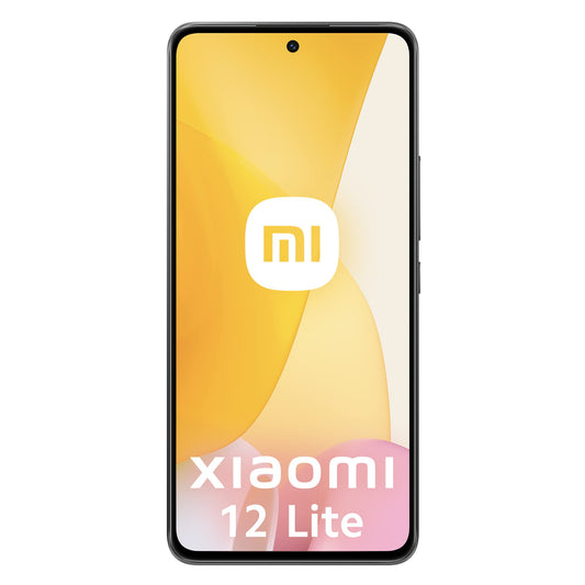 Xiaomi 12 Lite 5G - 128GB storage, 6GB RAM, Dual SIM, sleek black design, powerful performance.