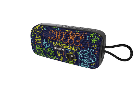 DAEWOO INTERNATIONAL Portatīvais Bluetooth skaļrunis Bowie ByARTIST x elxupetnegre
