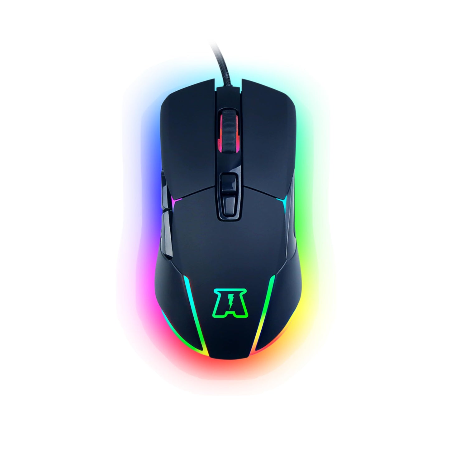AKUMA spēļu pele Otaku M03 7200DPI RGB PROGRAMMĒJAMA Melna