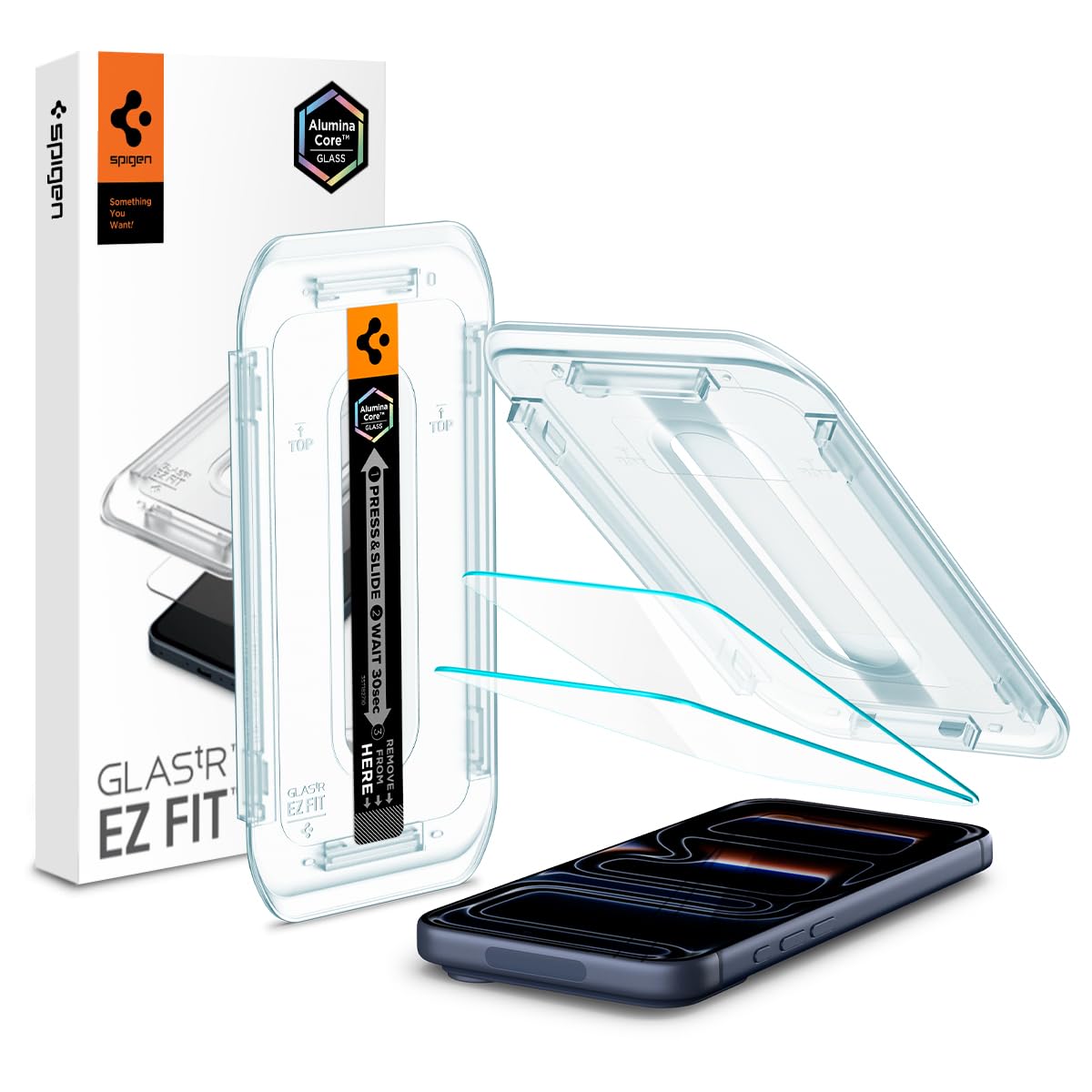 Ekrāna aizsargplēve Spigen EZ Fit [2P] iPhone 17 Pro, iPhone 17, iPhone 16 Pro