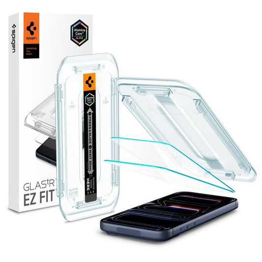 Ekrāna aizsargplēve Spigen EZ Fit [2P] iPhone 17 Pro, iPhone 17, iPhone 16 Pro