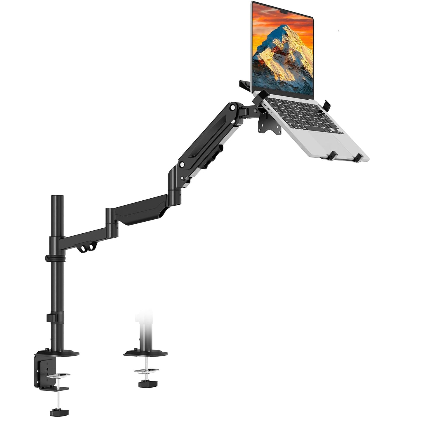 PUTORSEN klēpjdatora un monitora turētājs galdam līdz 18" notebook un 17-32" monitors