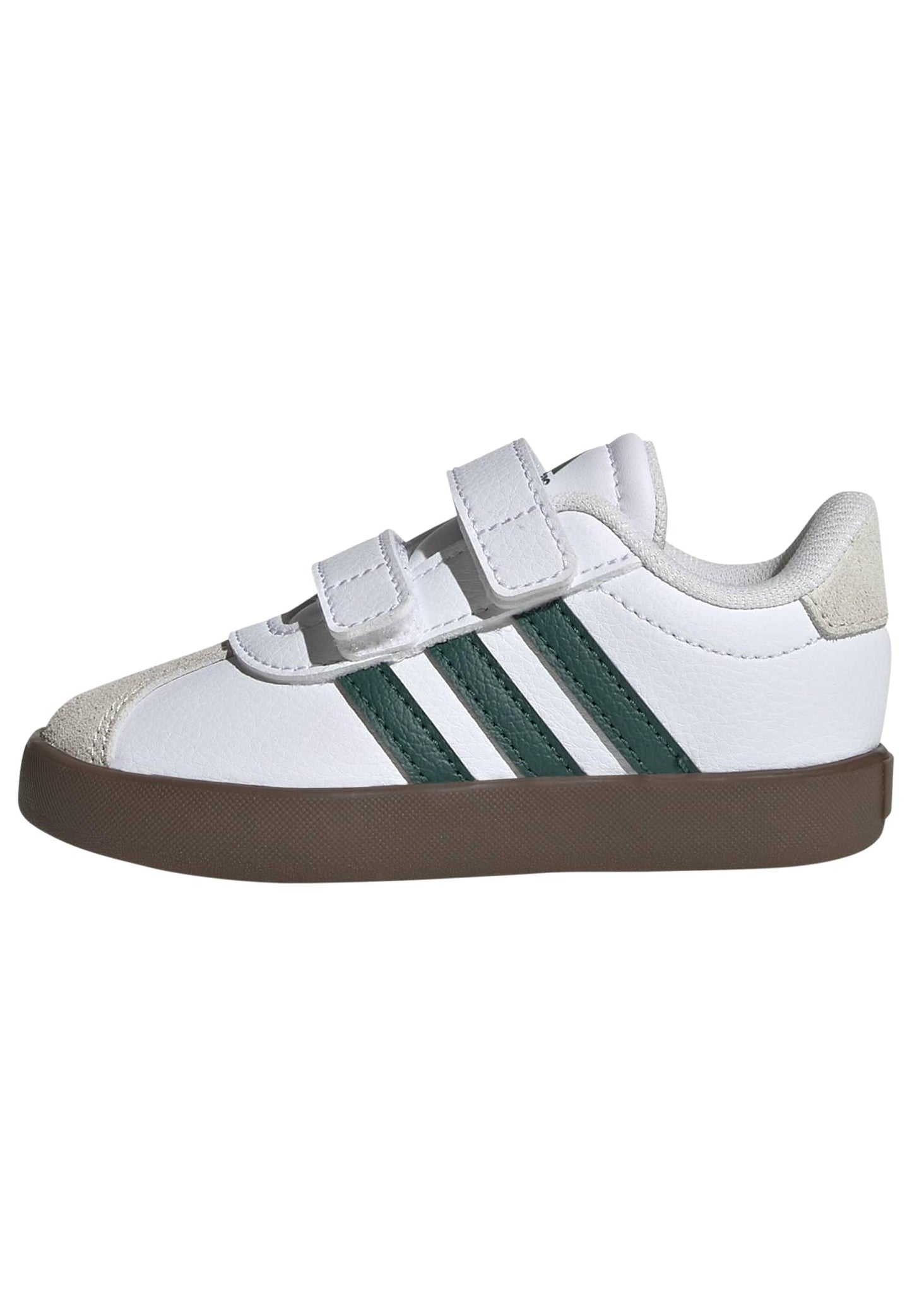 Bērnu apavi adidas Unisex Baby Vl Court 3.0, FTWR White/Collegiate Green/GUM5, 27 EU