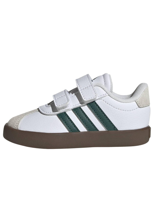 Bērnu apavi adidas Unisex Baby Vl Court 3.0, FTWR White/Collegiate Green/GUM5, 27 EU